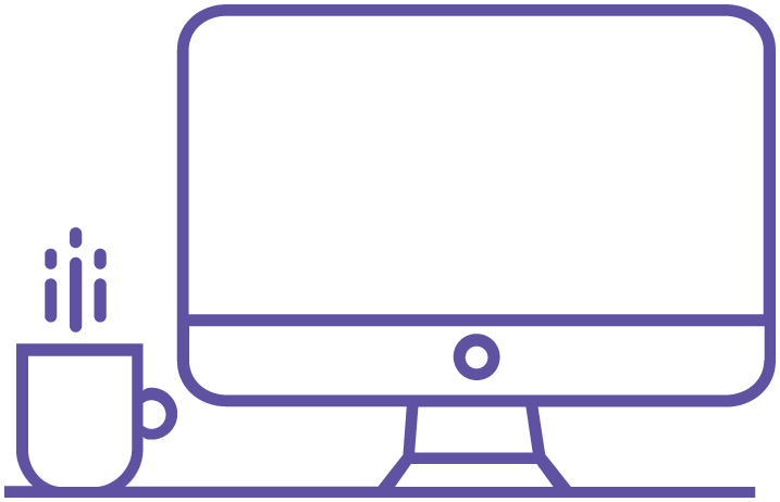 Desktop and coffee picture